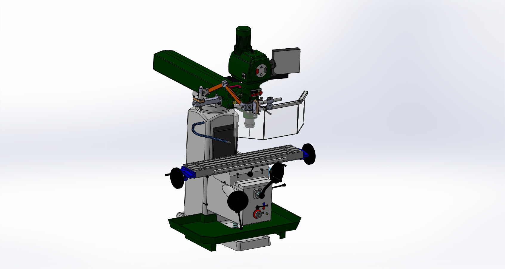 A0003927-用于铣床的关节式手臂保护装置